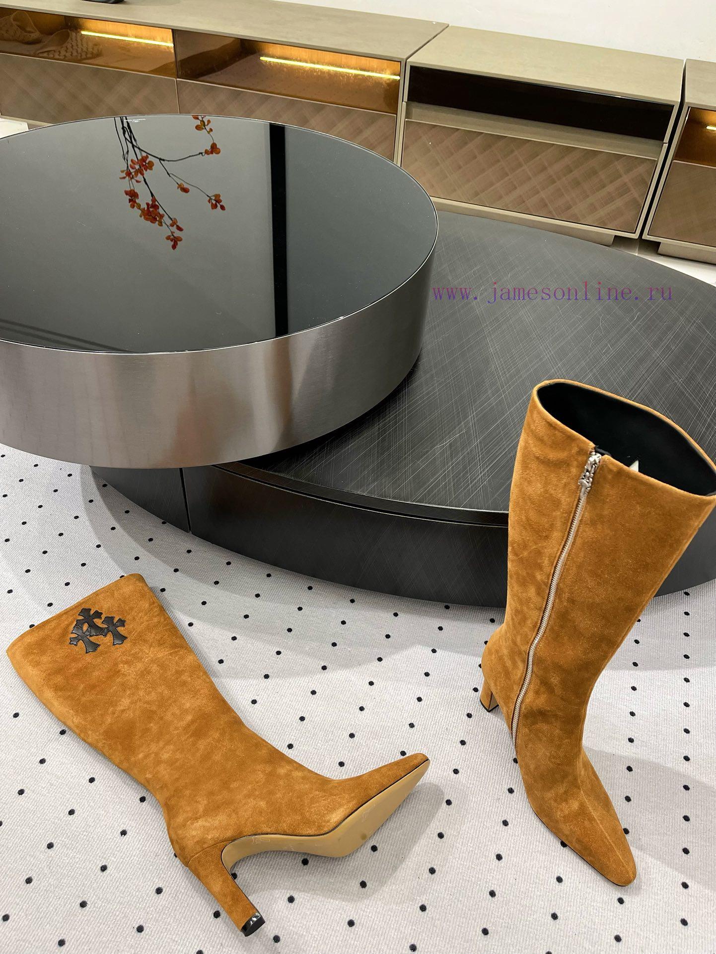 𝒄𝒉𝒓𝒐𝒎𝒆𝒉𝒆𝒂𝒓𝒕𝒆𝟐𝟒𝑭𝑾 New Explosive ModelsFabric Made Of Cow SuedeInner SheepskinLeather SoleElegant qyx0z845 - Image 7