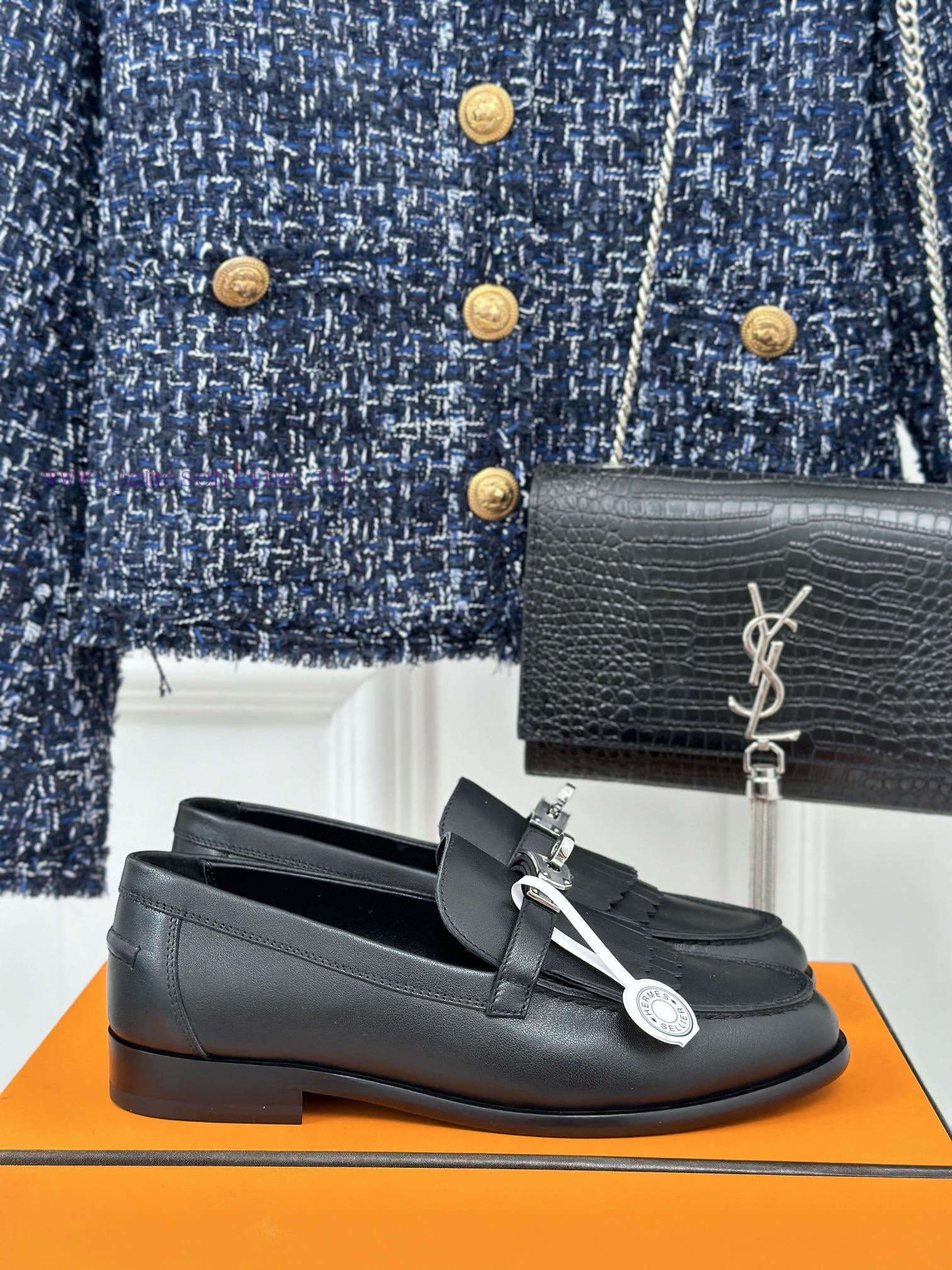 Top VersionHerm è S/Herm è S Classic Fringed Kelly Buckle LoafersSuper Versatile Shoe Design Wi kcpm0aes