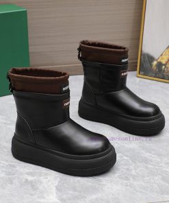 The ModelFashionable And Trendy Thick Soled Snow Boots24SS Autumn And Winter Thick Soled Furry xjkf4md6