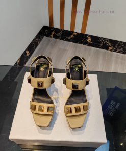 Out 𝘽𝙖𝙡 * 𝙖𝙞𝙣 Balmain 2023 Spring/Summer Fashion Show Hentian High Water Platform SandalsBrand xyf5o6zk
