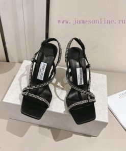 Jimichoo Week 2025ss Limited Edition Square Head Water Droplet Heel Upgraded With Hot Stamping gkqh7j6x