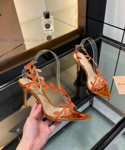 Giannito Rossi 2025 New Slippers Are Top-notch Purchasing Quality Swarovski Rhinestone Pointed hlxecs43