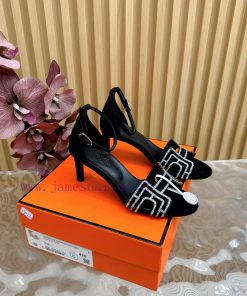 2024 New Collection: Herm è S/Herm è S Classic High Heel Hot Diamond Sandals With A Retro Desig ol9crnun