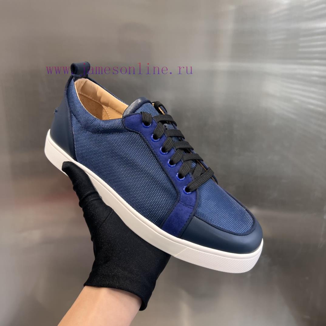 ╔ Low Cut Blue Mesh Color Blocked Version ╗️Top Level Customized Version𝑪𝒉𝒓𝒊𝒔𝒕𝒊𝒂𝒏 𝑳𝒐𝒖𝒃𝒐𝒖𝒕𝒊𝒏Whet 798037bk - Image 5