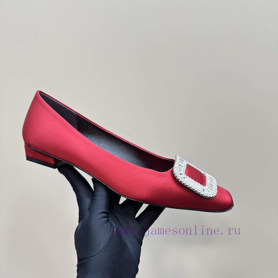 Top TierRoger Vivie * | RV Classic Silk Water Diamond Buckle SeriesOriginal Customized Shoe Las qxae53xf - Image 7