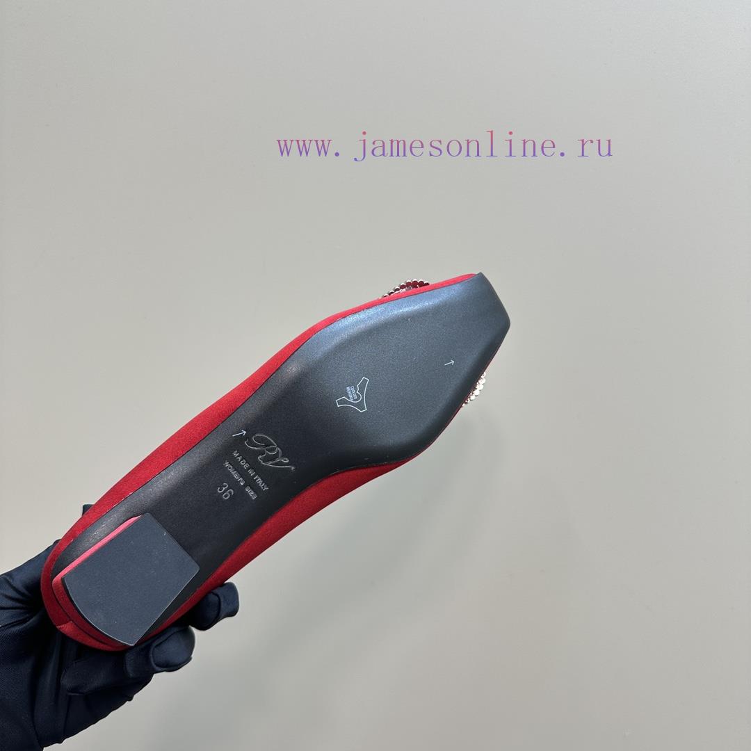 Top TierRoger Vivie * | RV Classic Silk Water Diamond Buckle SeriesOriginal Customized Shoe Las qxae53xf - Image 10