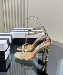 Aquazzura2025 New Top Pineapple Women's Hollow High Heel Sandals Original Version 1:1 MoldImpor 3fxq60z8