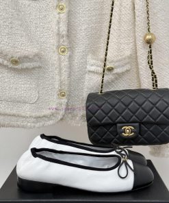 Chanel | Chanel's Timeless Classic Color Blocked Bow Ballet ShoesEternal Classic Socialite Temp p19m34m1