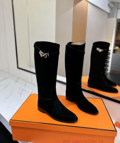 Hermes High-end Spicy Girl Kelly Jumping Knight Boots Are Top-notch Cow Products With Exquisite dmb2o1nu
