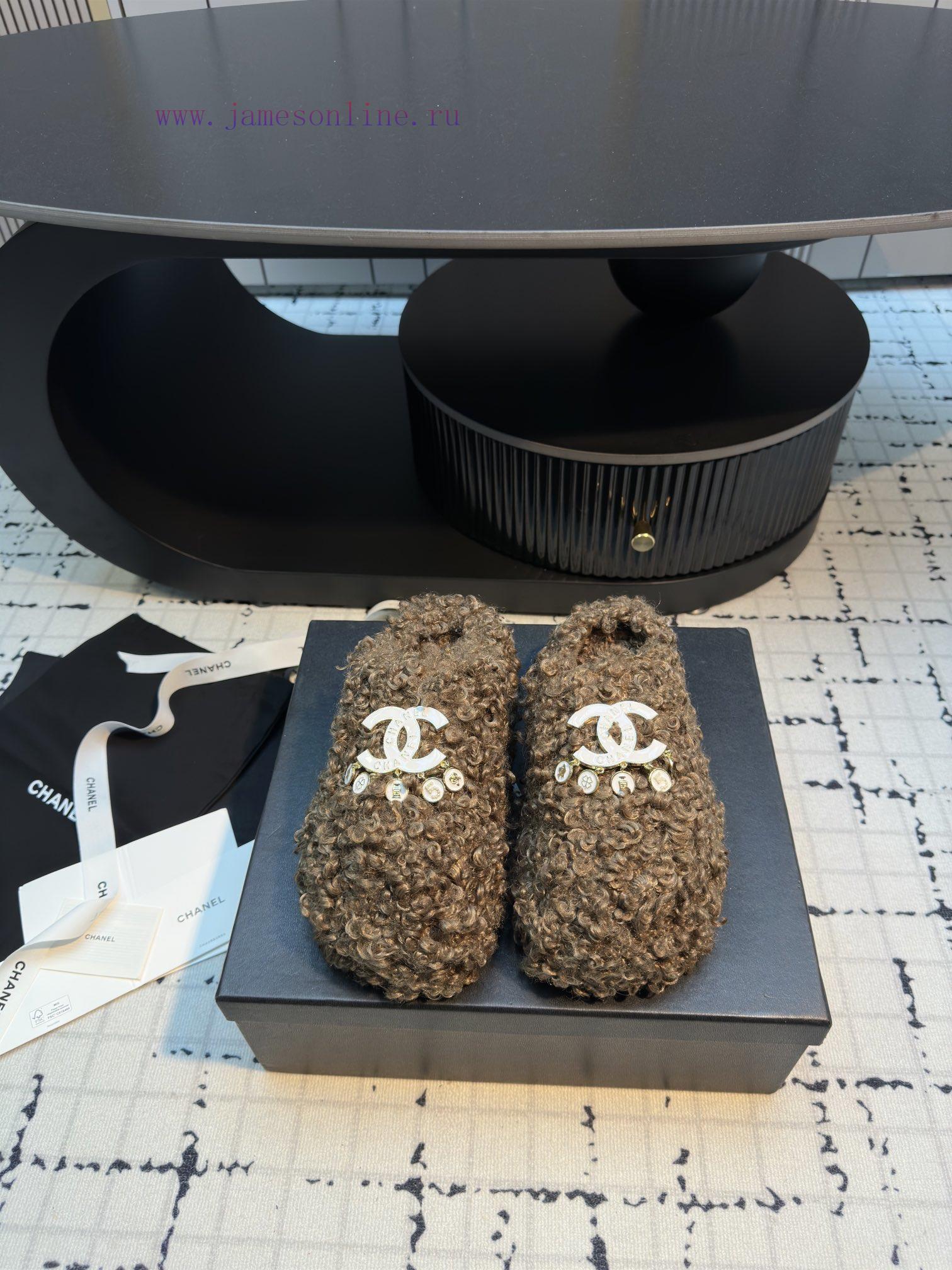 Chanel 24ss Autumn/Winter New Collection Chanel Explosive Full Leather Honey Slippers Exquisite cwo4t4y5 - Image 2