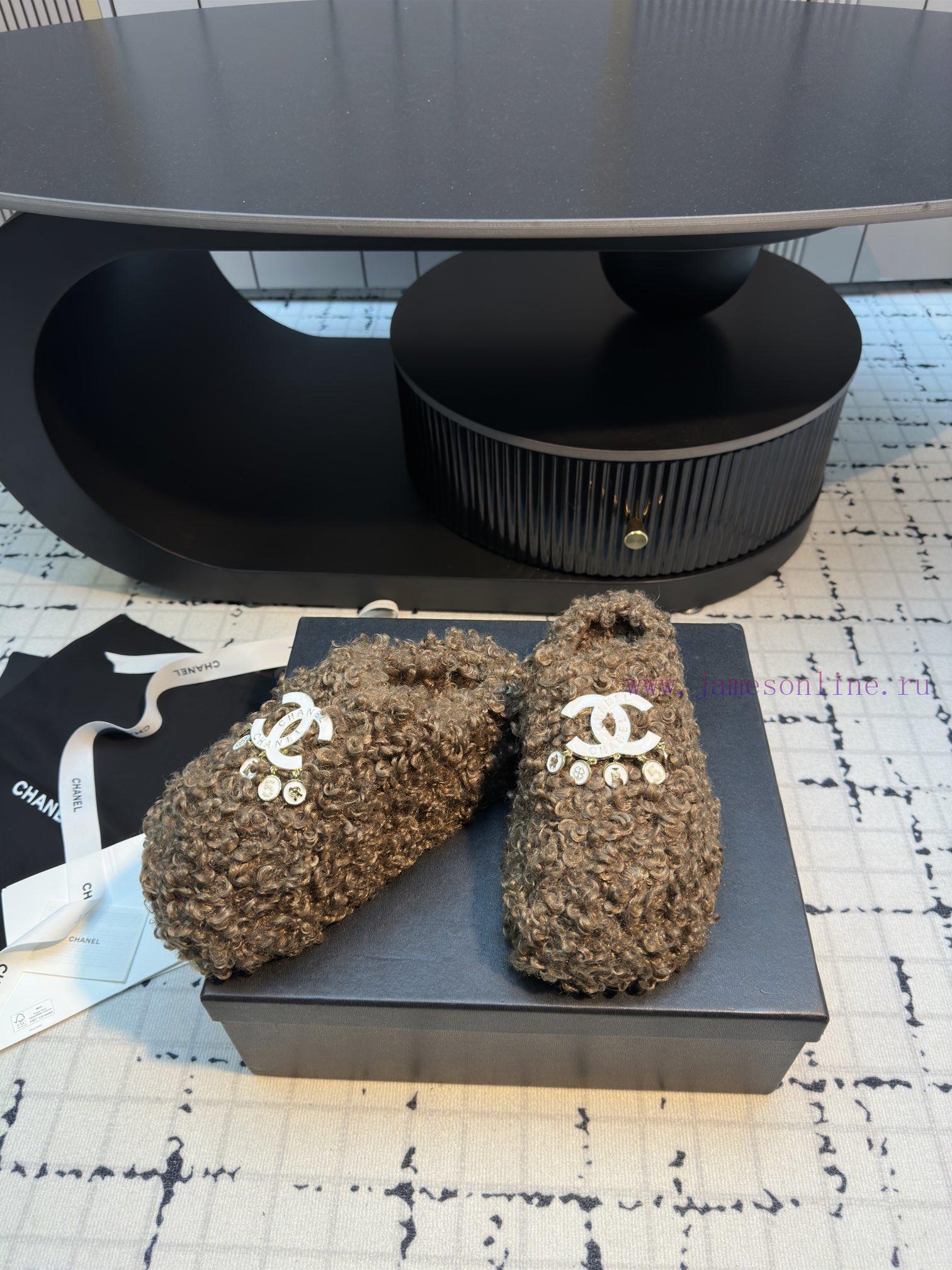 Chanel 24ss Autumn/Winter New Collection Chanel Explosive Full Leather Honey Slippers Exquisite cwo4t4y5 - Image 5
