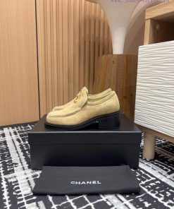 -24Ss New Chanel Large Pair C Thick Heel LoafersThe Fellow Big Double C Which Is Thicker And Ta mqusu9f6