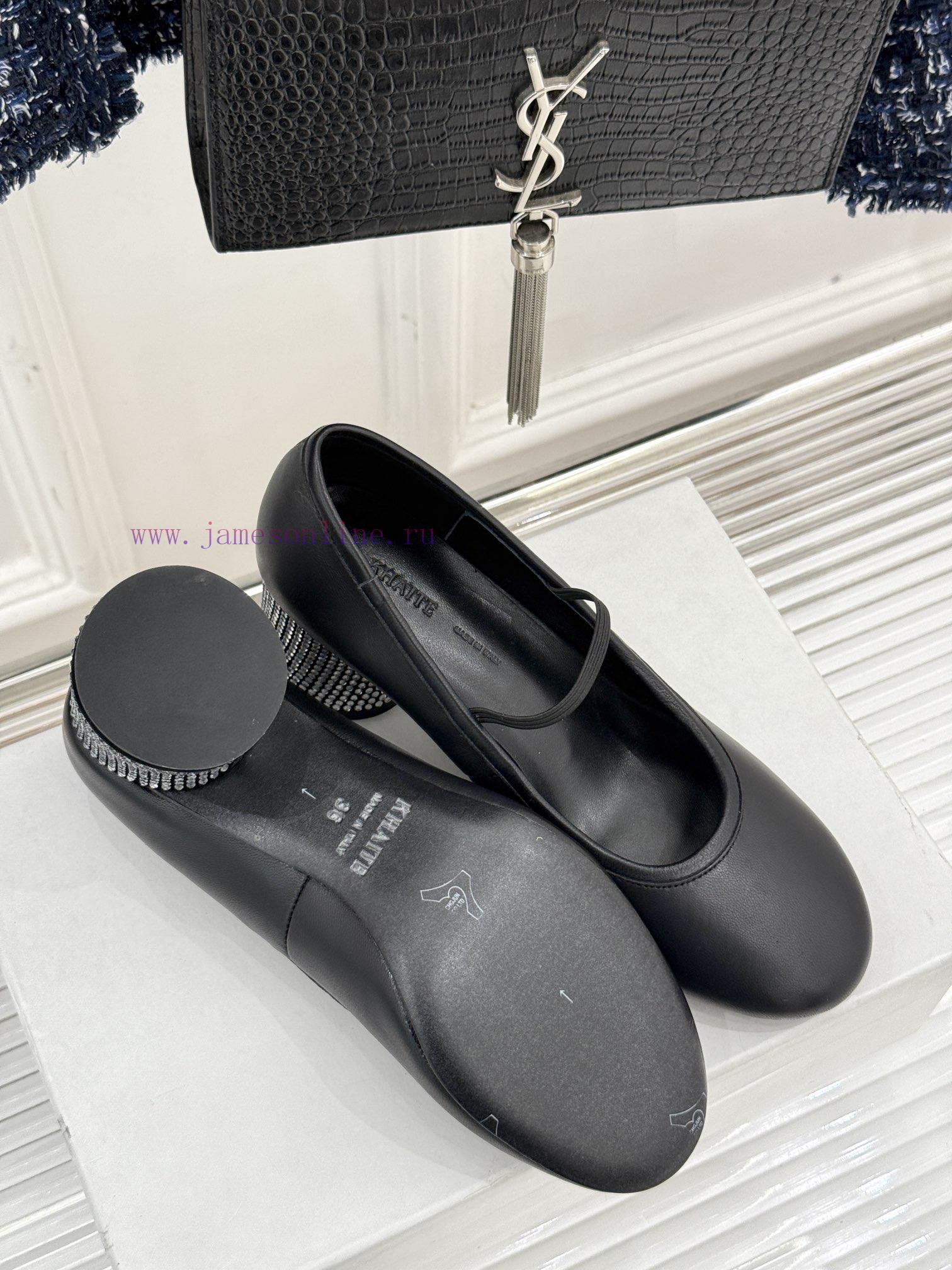 Khaite 25ss Early Spring New Product Coarse HeelMary Jane ShoesIns's Popular Cold Wind Internet pvc8nlvy - Image 10