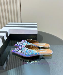 AQUAZZURA Golden Pineapple 2025 𝐒𝐒𝐧𝐞𝐰 Spring/Summer New Flat Shoes Aquazzura/Pineapple Beloved 0k2q5rch