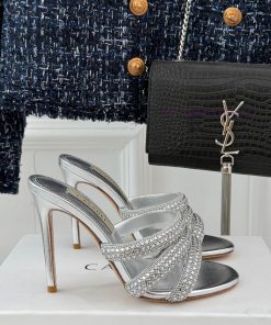 CASADEI/Kasanti 25WF Early Spring New ProductRhinestone High-heeled SlippersWhat Woman Could Re wenn3a5s