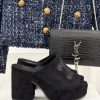 CELINL/Celine 25WF Spring/Summer New ProductsThick Soled Slippers With Thick Heels For The Arc go55xd3l