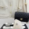 Chanel | Chanel Vintage 25C Spring/Summer New ProductPearl Double C Flat Flat SlippersHaoxian W nlzuttcn