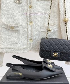 Chanel | Chanel Classic Flip Bag BuckleLing Grid Chain Thick Soled SlippersClassic Timeless Sim 8kxc644n