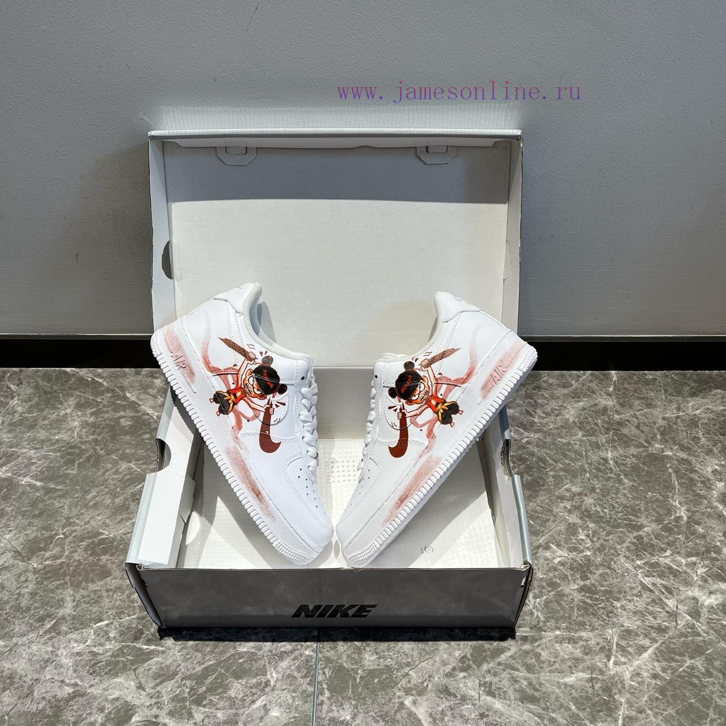 Top Customized Nike Air Force 1 Low Top All White Nezha: The Magic Child Roars In The Sea. The mjj9gyy4 - Image 6
