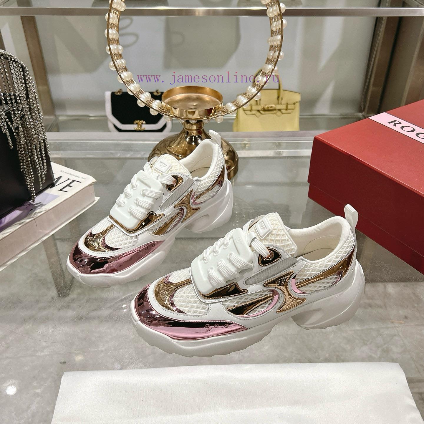 RV New ROGER VIVIER Brand 2025 Viv'Motor Series Most Beautiful Sports And Leisure Shoes~Top Cla mw87khde - Image 4