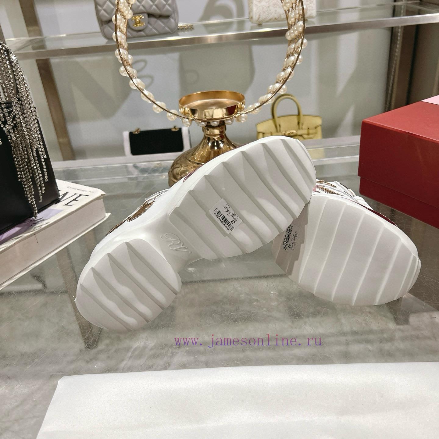 RV New ROGER VIVIER Brand 2025 Viv'Motor Series Most Beautiful Sports And Leisure Shoes~Top Cla mw87khde - Image 7