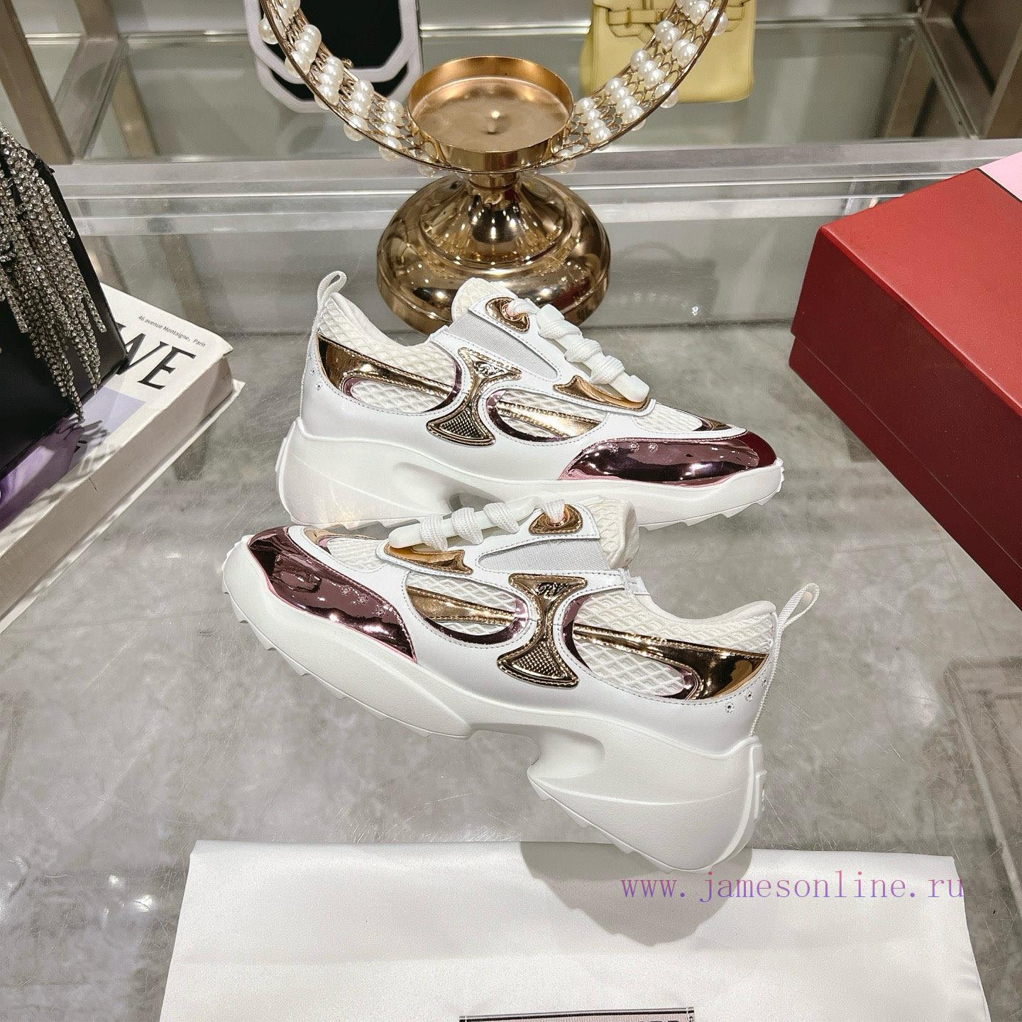 RV New ROGER VIVIER Brand 2025 Viv'Motor Series Most Beautiful Sports And Leisure Shoes~Top Cla mw87khde - Image 9
