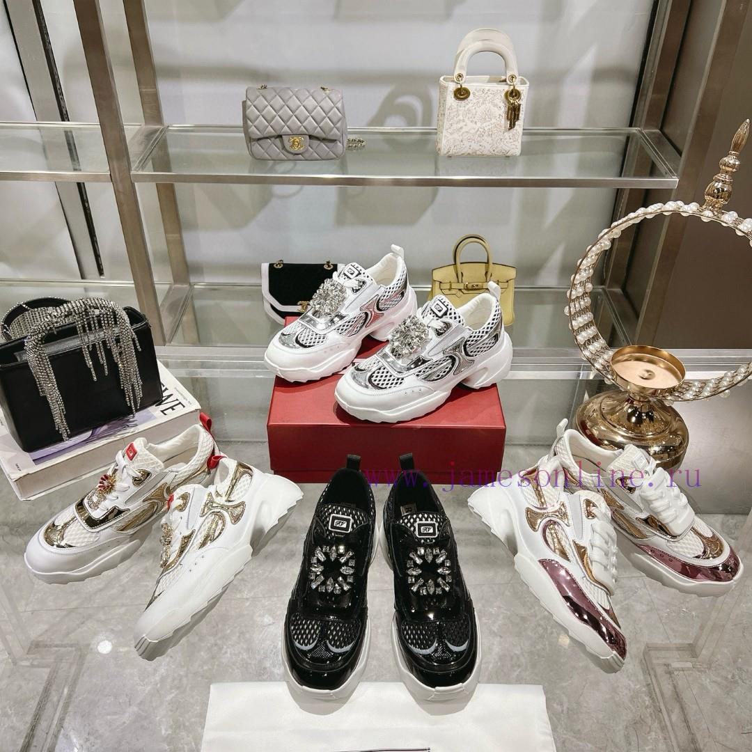 RV New ROGER VIVIER Brand 2025 Viv'Motor Series Most Beautiful Sports And Leisure Shoes~Top Cla mw87khde - Image 10