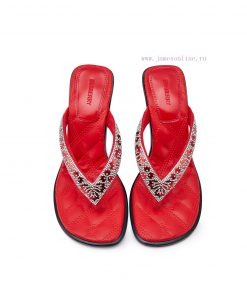 375-3 Burberry's New High-heeled Slippers Have A Heel Height Of 10 Centimeters With The Origina 7ssywp5q