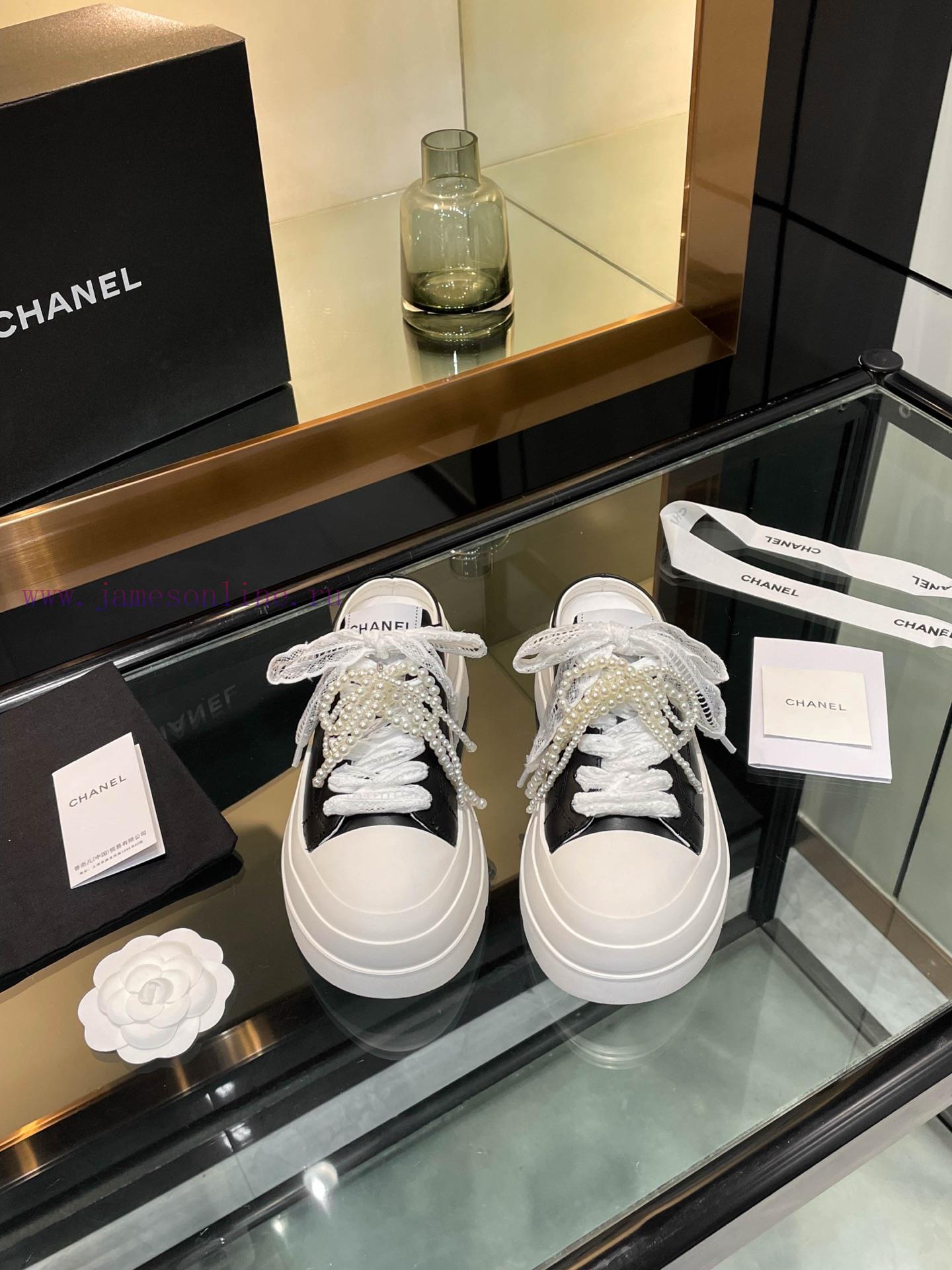 Chanel 25s Panda Color Blocked Casual Shoes Internet Celebrity Same Style Latest Fashion Show M 9yzjfj4c - Image 3