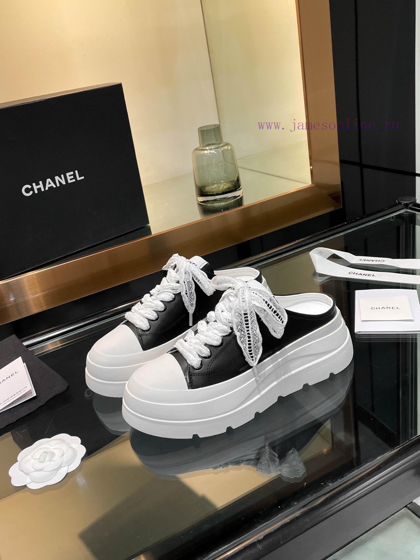 Chanel 25s Panda Color Blocked Casual Shoes Internet Celebrity Same Style Latest Fashion Show M 9yzjfj4c - Image 4