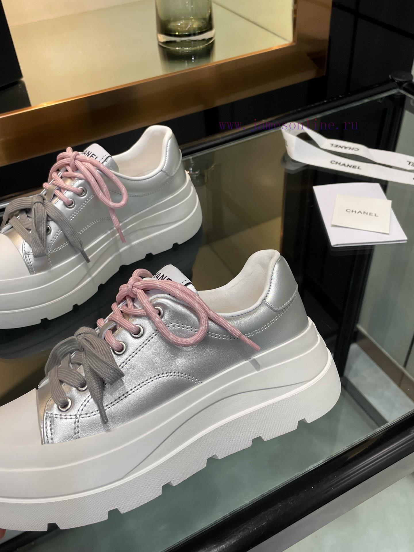 Chanel 25s Panda Color Blocked Casual Shoes Internet Celebrity Same Style Latest Fashion Show M x8m0akhs - Image 9