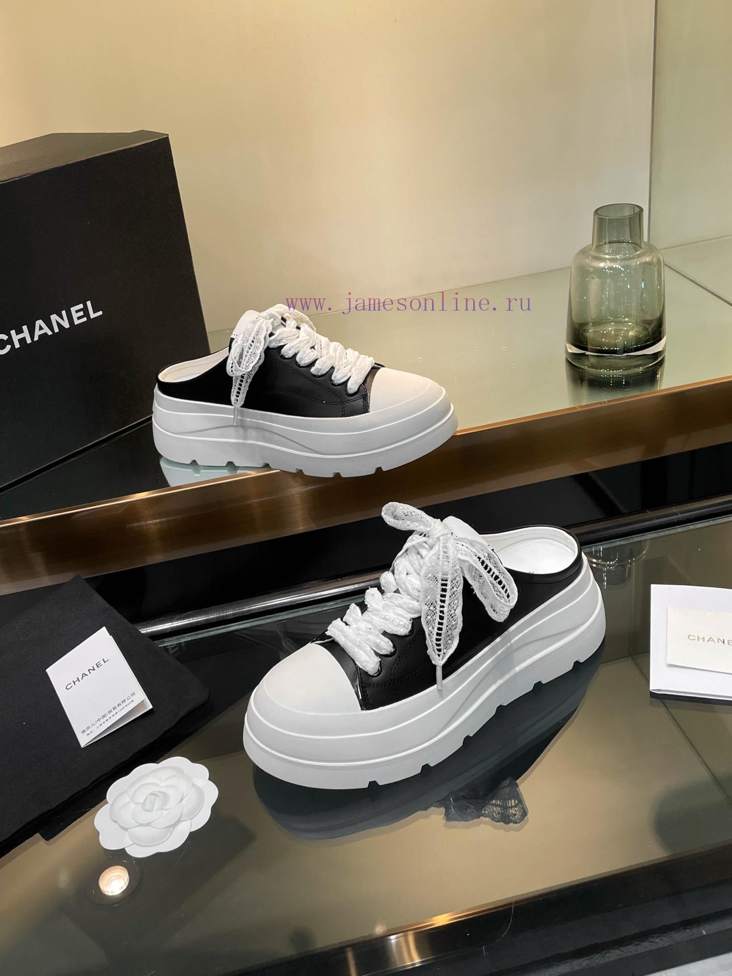 Chanel 25s Panda Color Blocked Casual Shoes Internet Celebrity Same Style Latest Fashion Show M 9yzjfj4c - Image 6