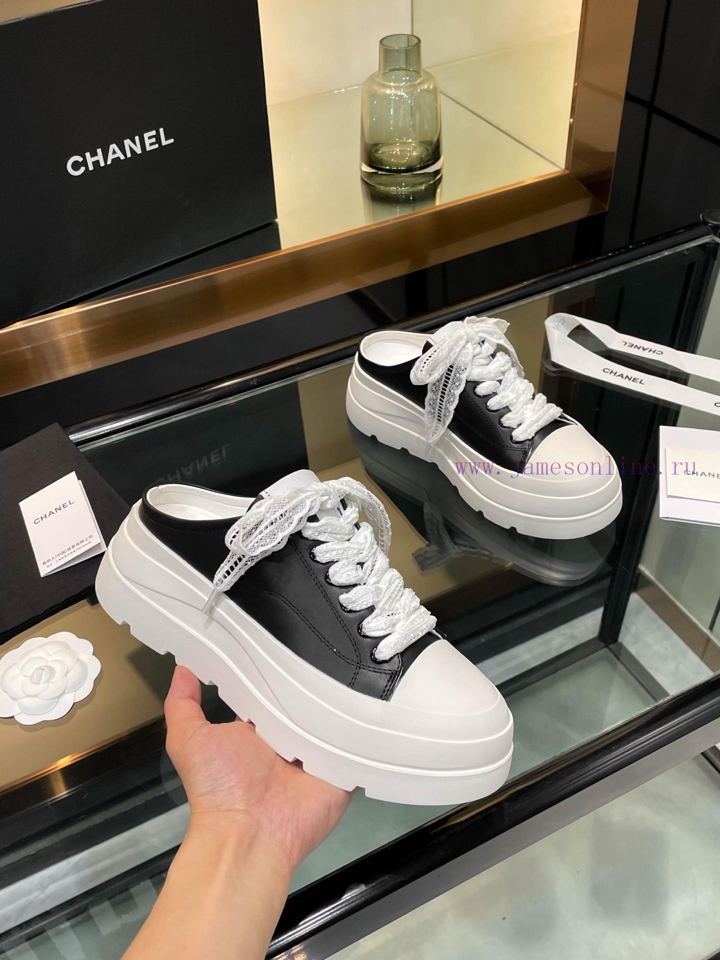 Chanel 25s Panda Color Blocked Casual Shoes Internet Celebrity Same Style Latest Fashion Show M 9yzjfj4c - Image 8
