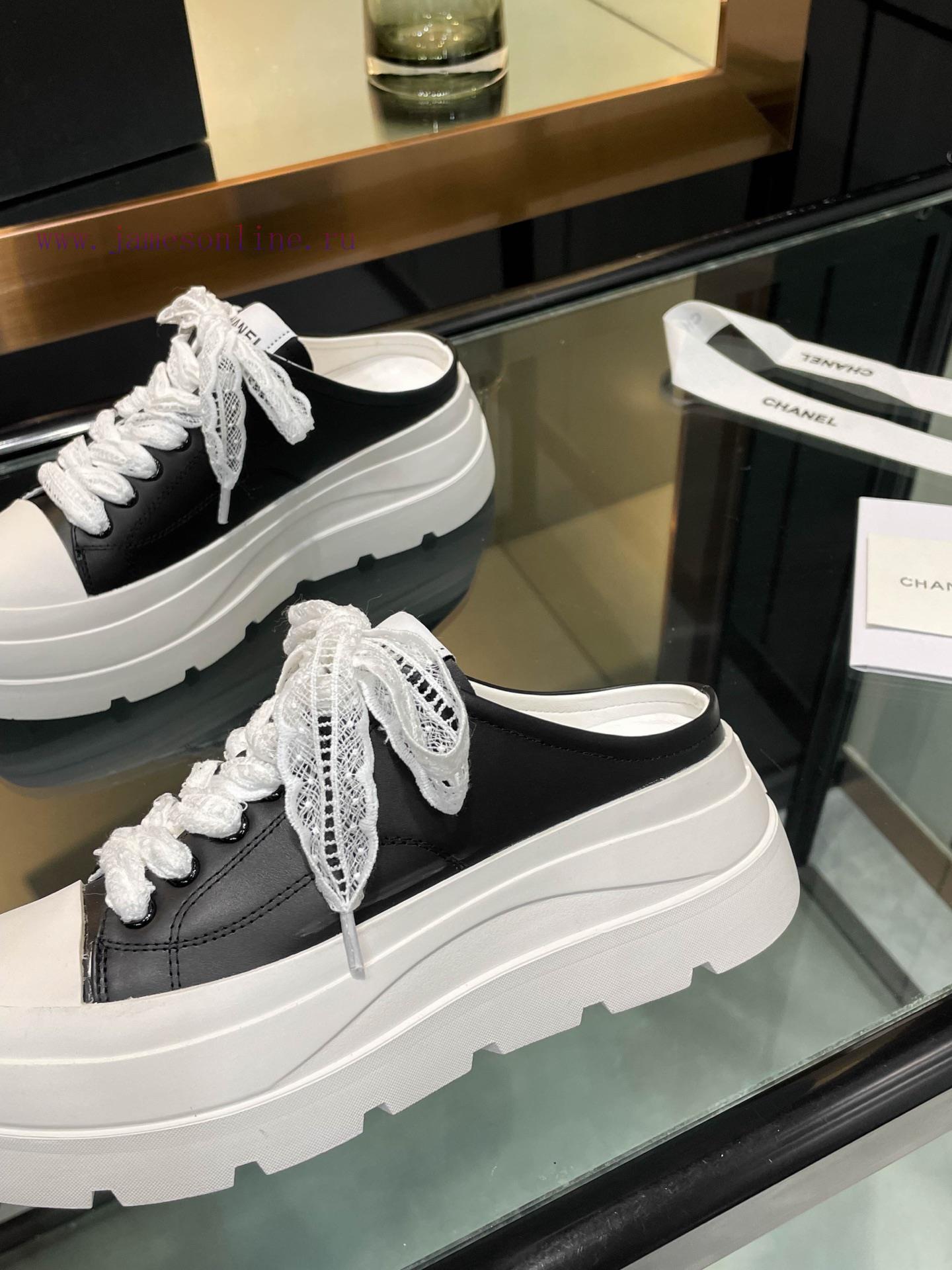 Chanel 25s Panda Color Blocked Casual Shoes Internet Celebrity Same Style Latest Fashion Show M 9yzjfj4c - Image 9