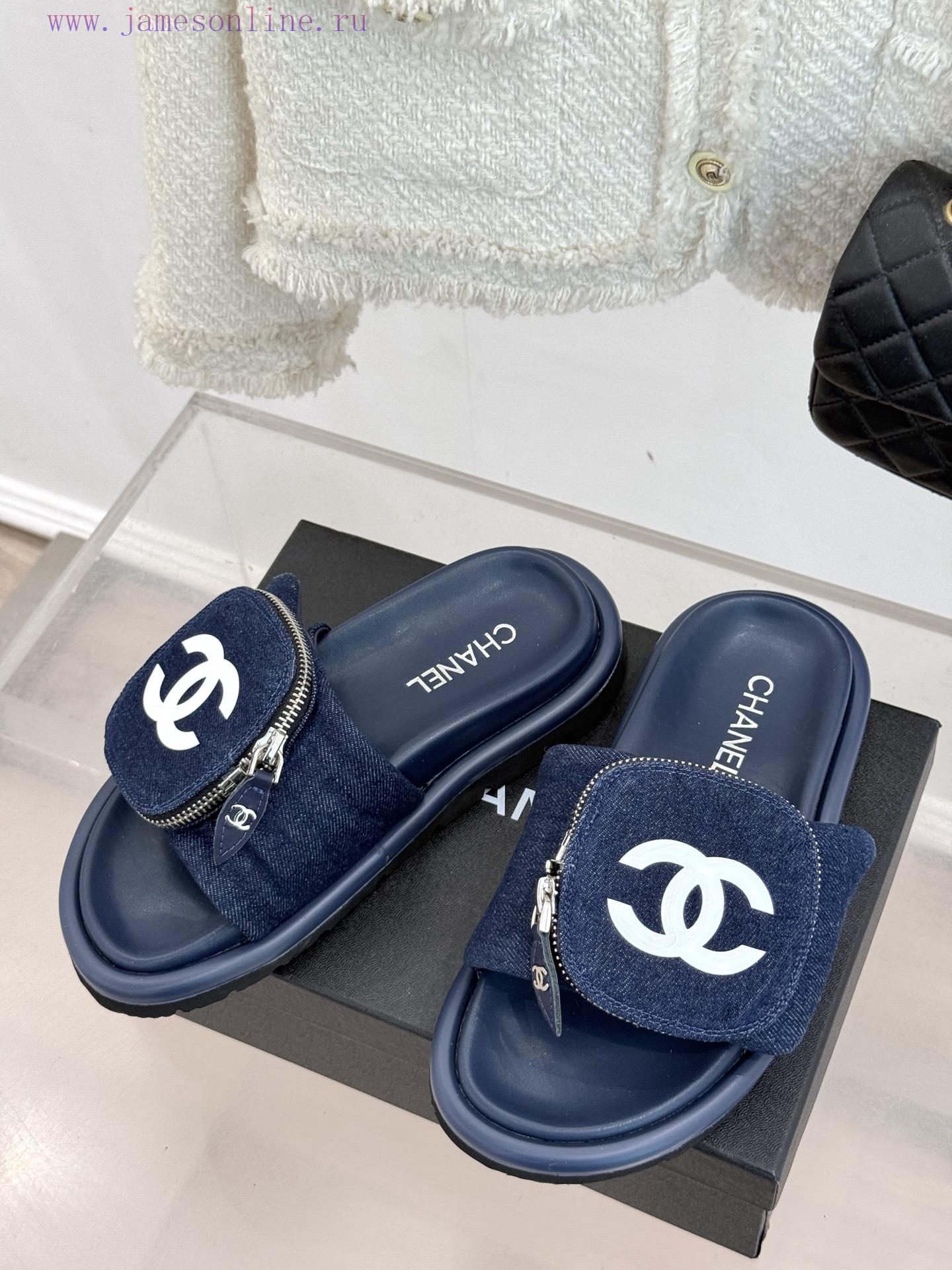 Chanel | Chanel 25P Spring/Summer New ProductsBag Decoration Thick Bottom Lazy SlippersLazy Peo u0ixllty - Image 3
