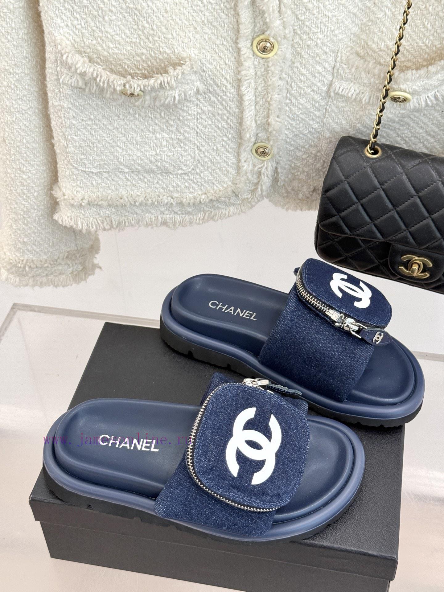 Chanel | Chanel 25P Spring/Summer New ProductsBag Decoration Thick Bottom Lazy SlippersLazy Peo u0ixllty - Image 4