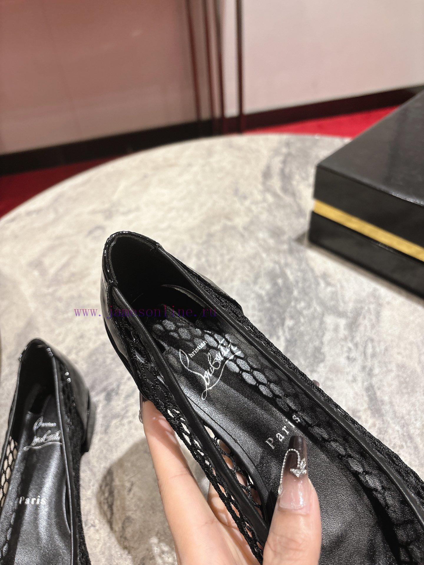 Mesh Ballet Shoes 🦋 ꫛꫀw.︎ ️The Chiffon Ballet Shoes Have A Rounded Toe Made Of Black Fishnet An nl4tla0m - Image 8