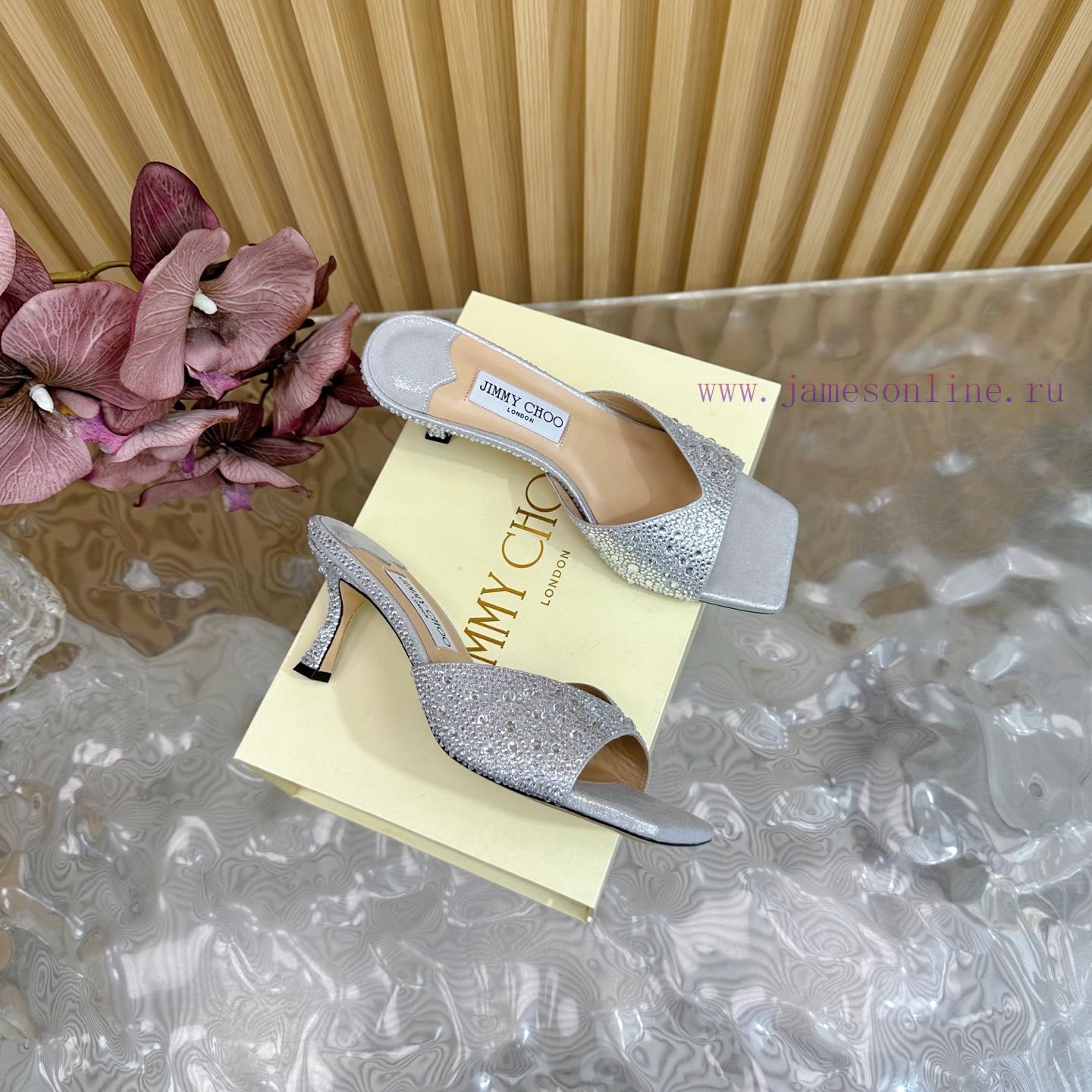 2025SSJIMMY CHOO Dinner High Heel Sandals/Single Shoes——————————Top TierThe Australian Pointed 8nolb3dy - Image 3
