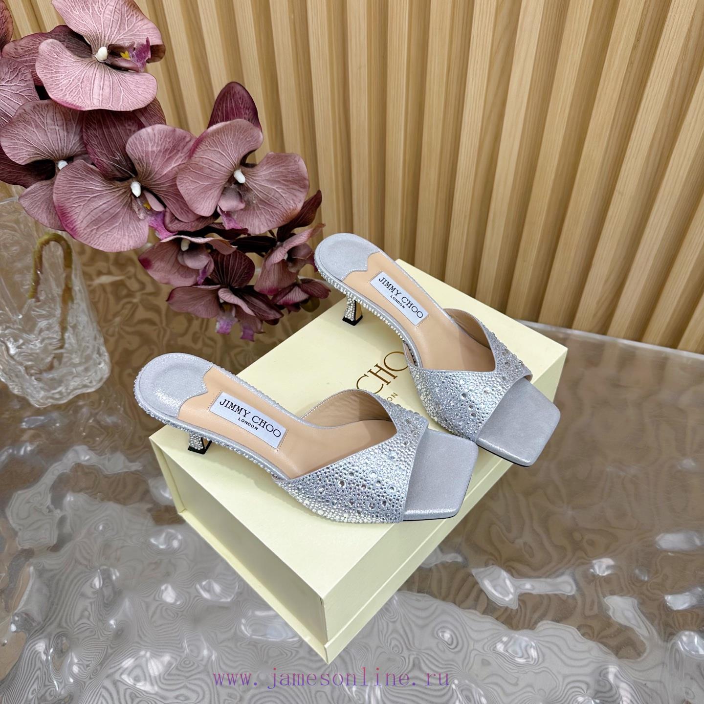 2025SSJIMMY CHOO Dinner High Heel Sandals/Single Shoes——————————Top TierThe Australian Pointed 8nolb3dy - Image 4