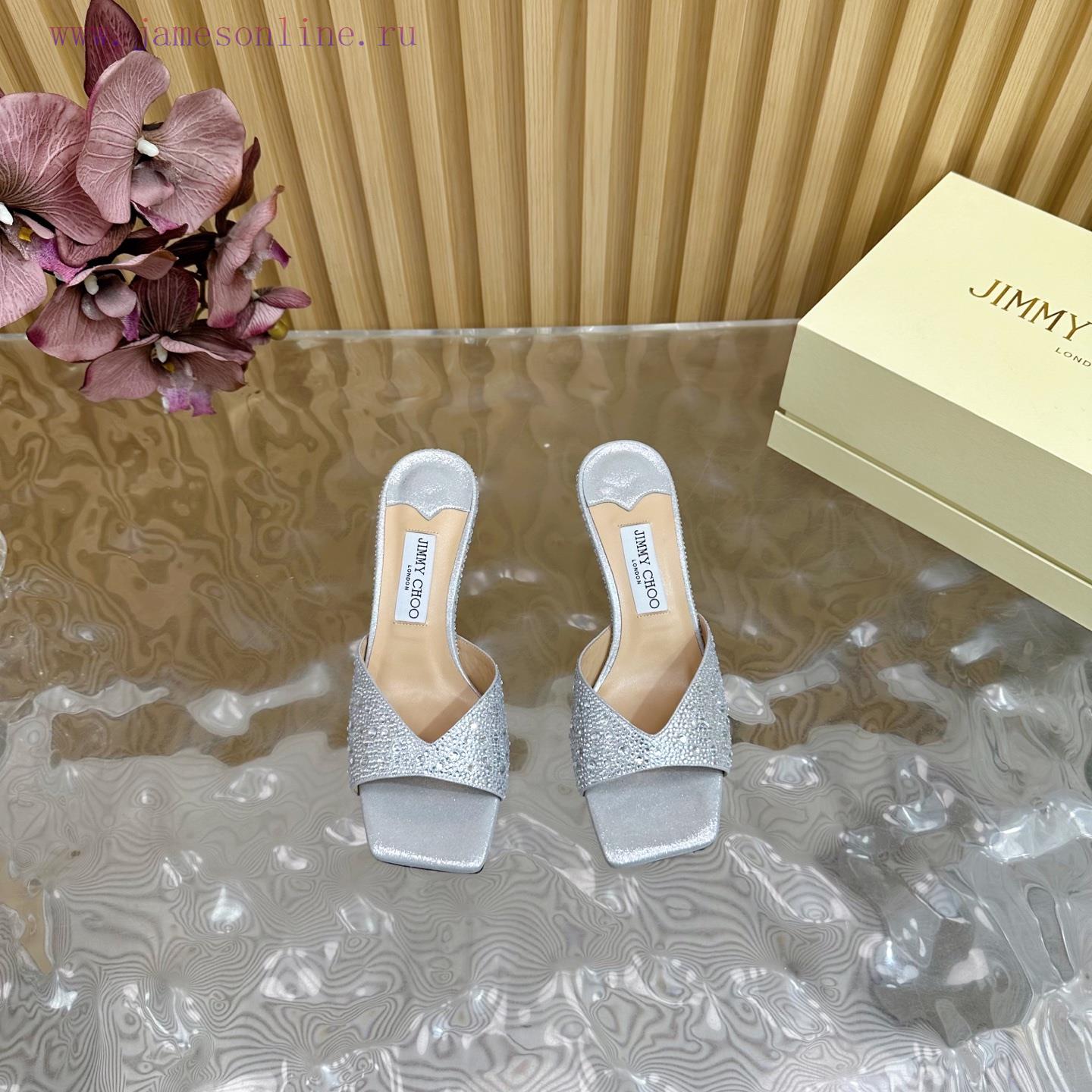 2025SSJIMMY CHOO Dinner High Heel Sandals/Single Shoes——————————Top TierThe Australian Pointed 8nolb3dy - Image 5