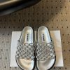 Purchasing GradeJilsande * 25ss Spring And Summer Woven Knot Hollow SlippersThe Style That Catc q70ya3rl