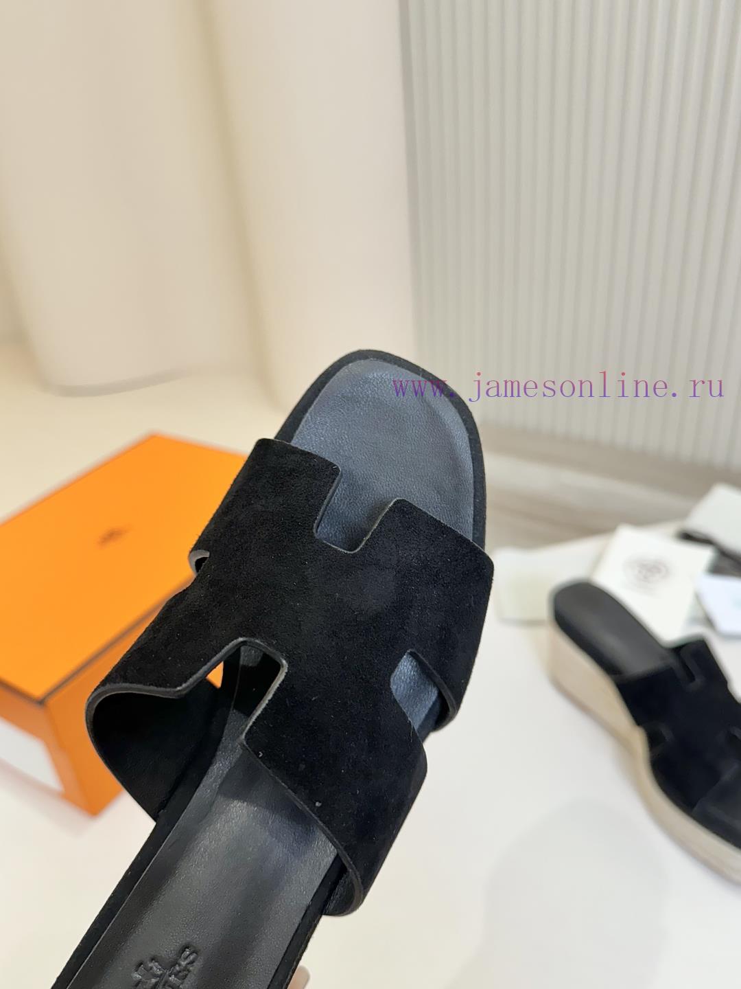 Hermes 2025 Spring/Summer New Collection With Genuine Leather Bottom Classic H-Type Hemp Rope T 8g0w7gt9 - Image 8