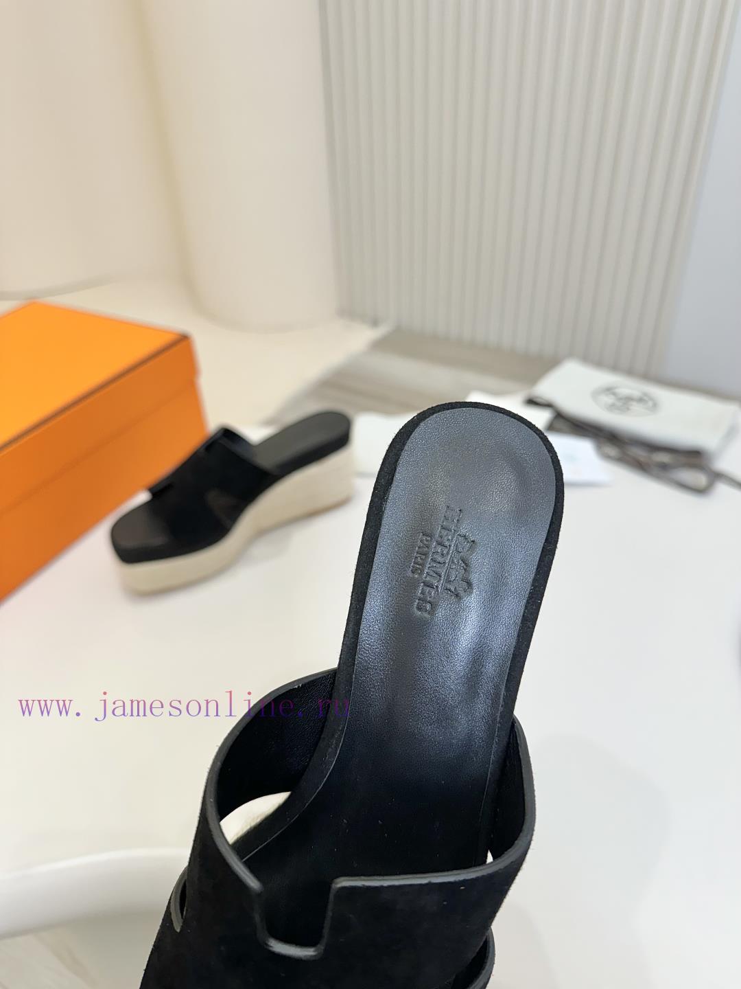 Hermes 2025 Spring/Summer New Collection With Genuine Leather Bottom Classic H-Type Hemp Rope T 8g0w7gt9 - Image 12