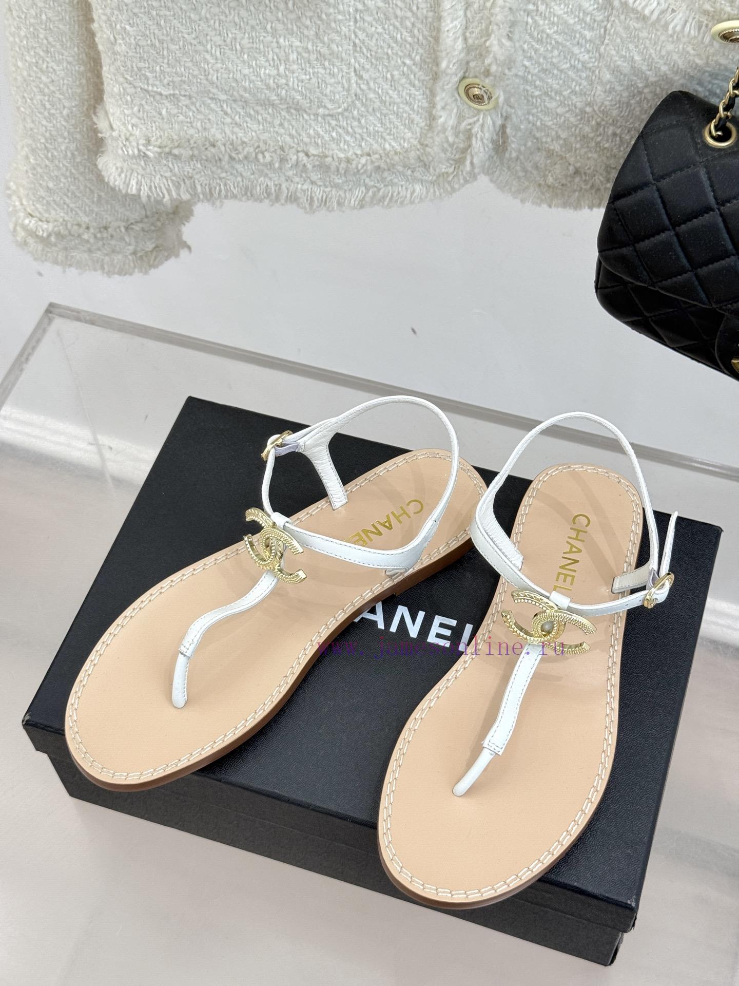 Chanel | Chanel 25P Spring/Summer New ProductsDouble C-clip SandalsEasy To Wear And Stylish Vac ppw2oe16 - Image 3