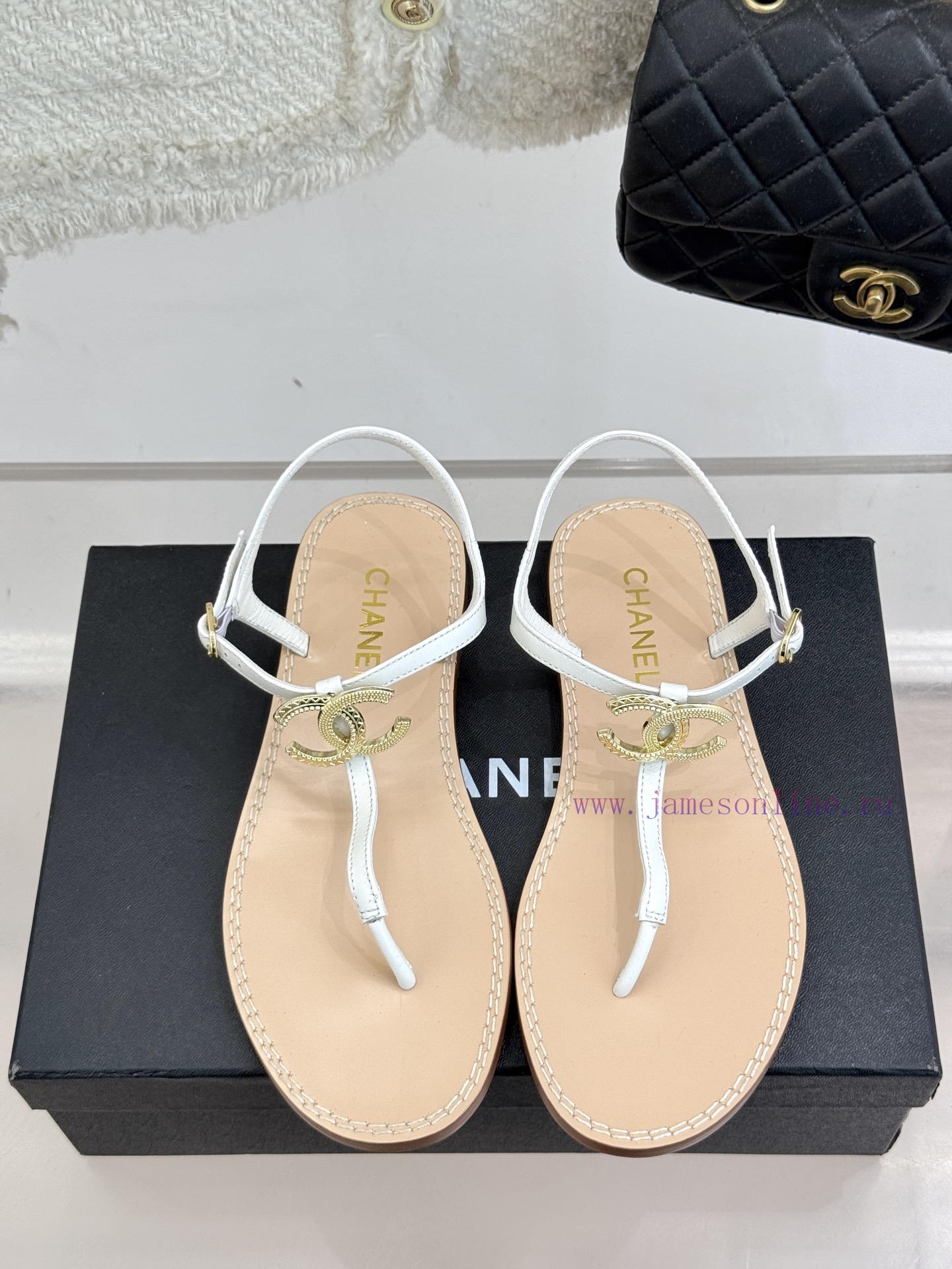 Chanel | Chanel 25P Spring/Summer New ProductsDouble C-clip SandalsEasy To Wear And Stylish Vac ppw2oe16 - Image 5