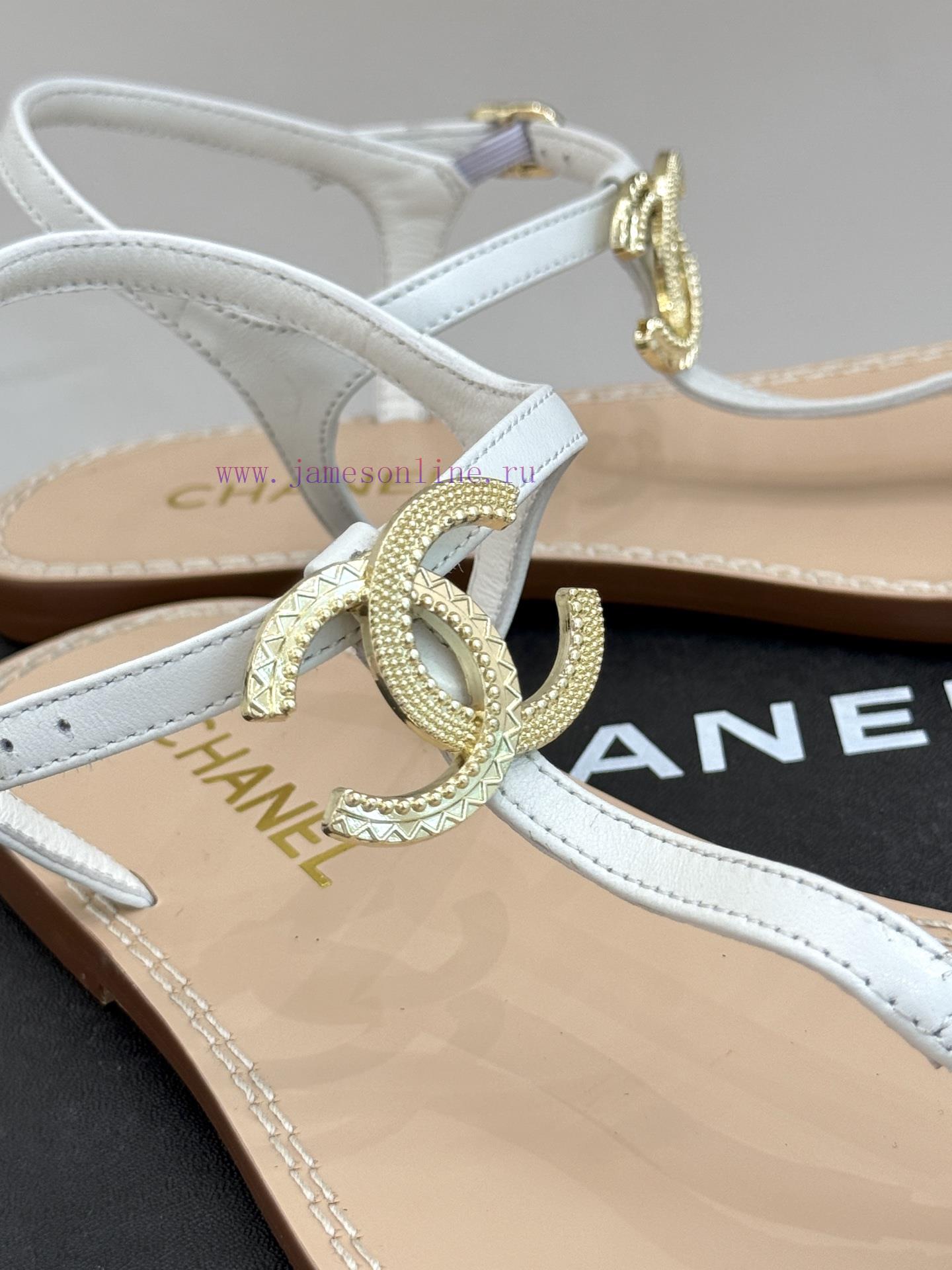 Chanel | Chanel 25P Spring/Summer New ProductsDouble C-clip SandalsEasy To Wear And Stylish Vac ppw2oe16 - Image 8