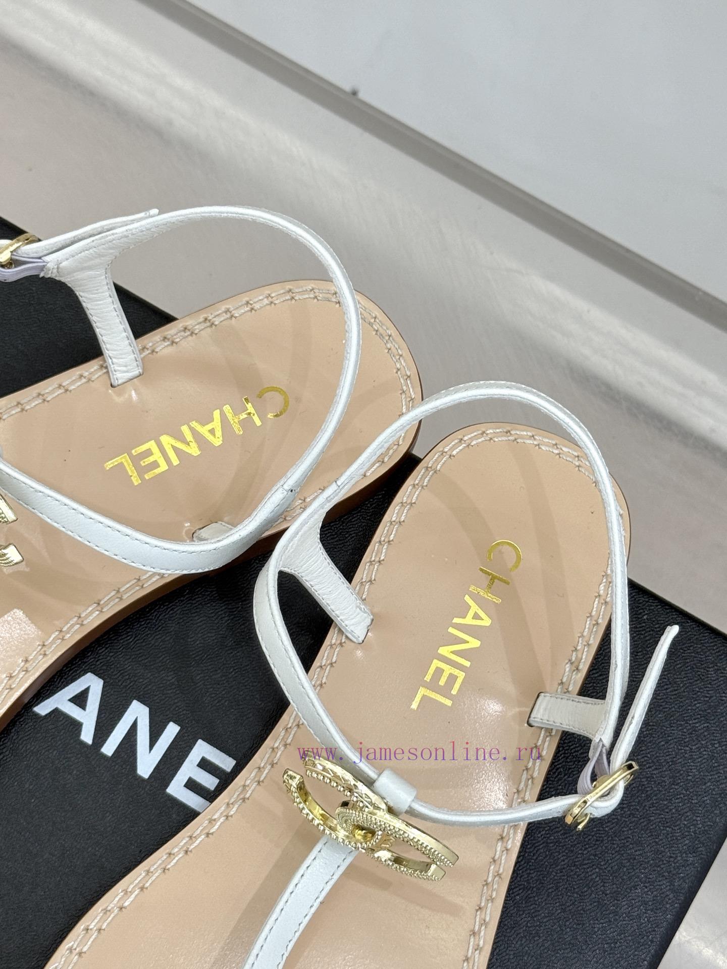 Chanel | Chanel 25P Spring/Summer New ProductsDouble C-clip SandalsEasy To Wear And Stylish Vac ppw2oe16 - Image 9