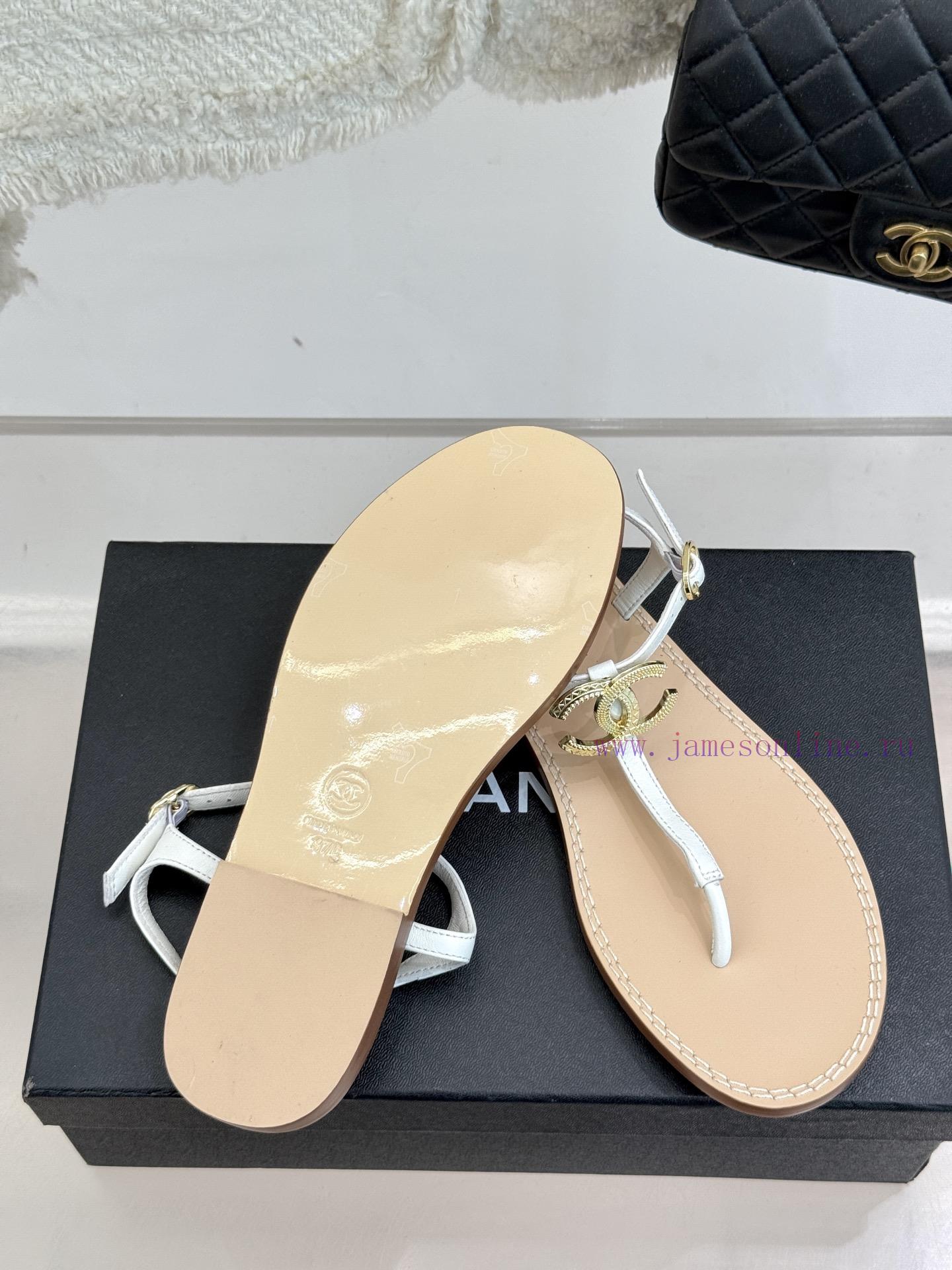 Chanel | Chanel 25P Spring/Summer New ProductsDouble C-clip SandalsEasy To Wear And Stylish Vac ppw2oe16 - Image 10