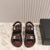 Sandals𝐂𝐡*𝐧𝐞𝐥| ²⁰²5𝐬𝐬  🤍🤎 Chanel's New Summer Synchronized Beach Sandals In Macaron Color Are A qcy1f648