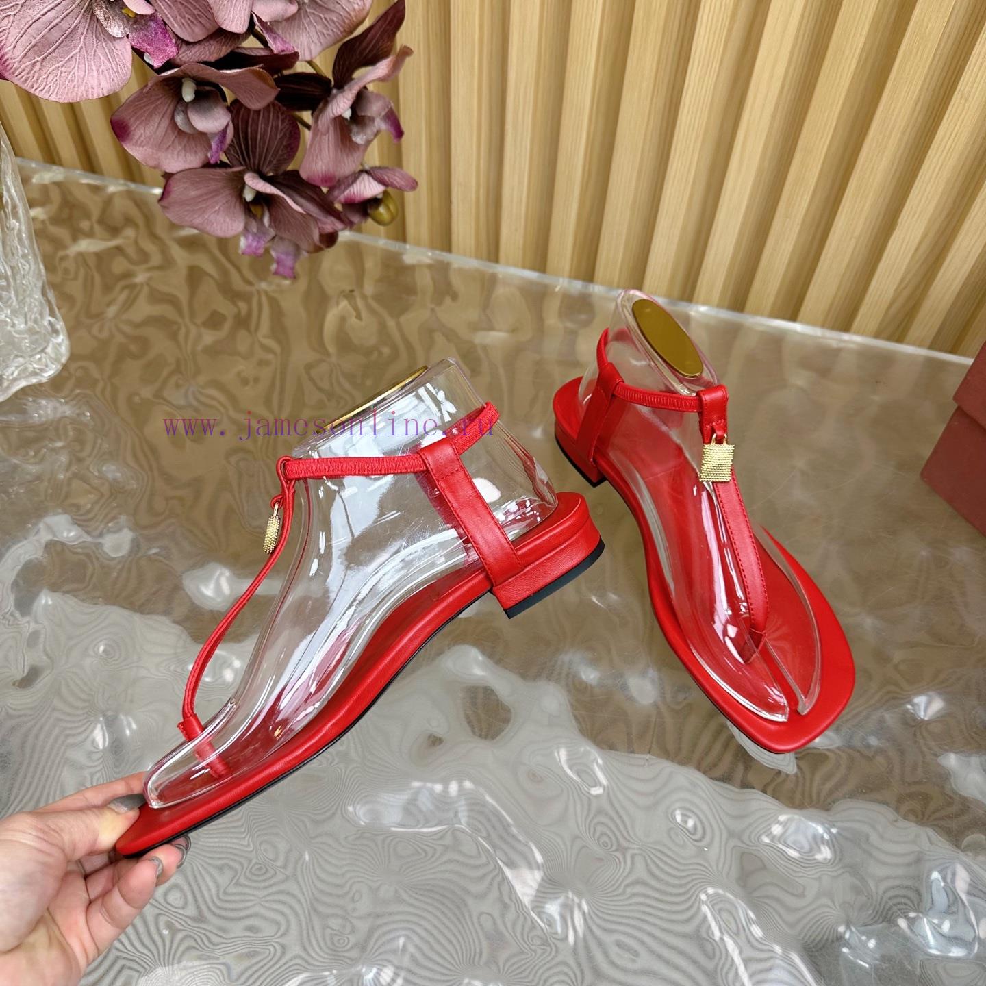 2025 Early Spring New Collection 🤎 Loro Piana/Loro Piana Classic Retro Beauty Pendant Flip Flop dr8ijjy0 - Image 8